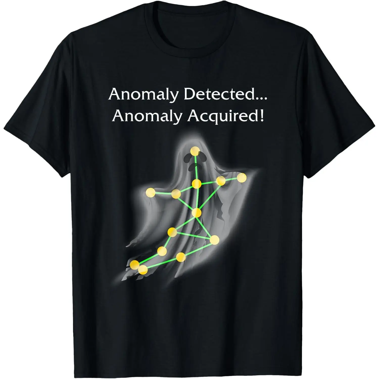 Men's Classic Streetwear SLS Ghost Hunting Halloween Graphic T-Shirt - Breathable Short-Sleeve Cotton Tee, Funny Paranormal Investigator Quote Print, Day Casual Supernatural Explorer Top, Shortsleeve