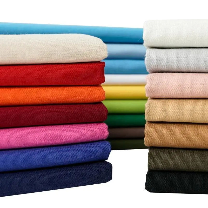Cotton Canvas Fabric for DIY Shoes Bags Curtain Paint Upholstery Home Decor Textile