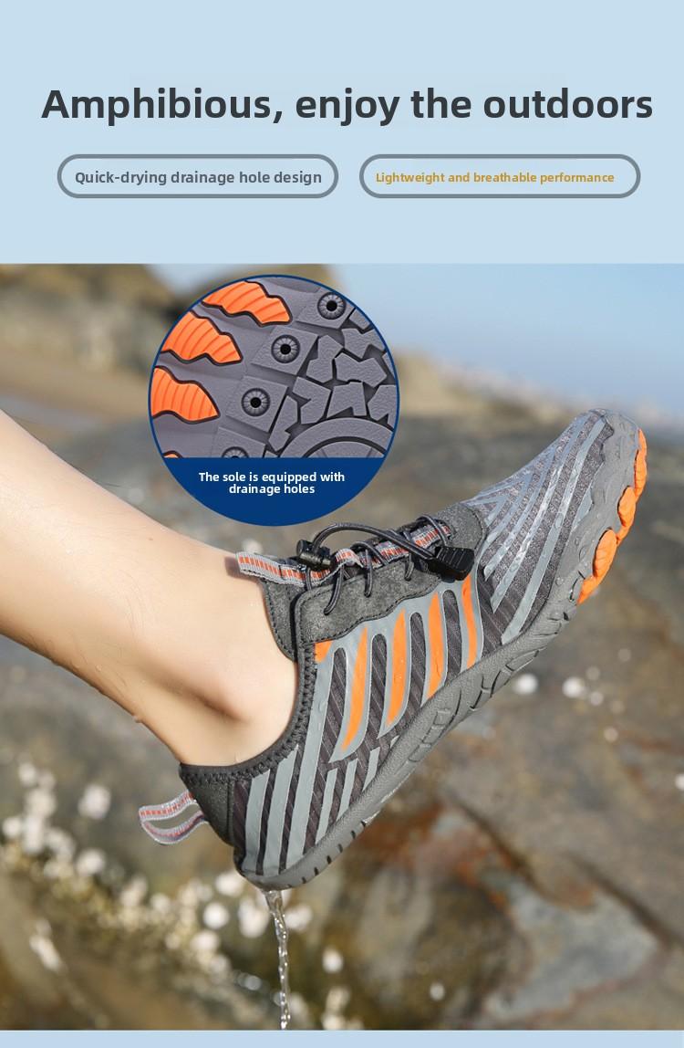 Mesler Water Shoes for Men Women Barefoot Quick-Dry Aqua Sock Outdoor Athletic Sport Shoes Kayaking Boating Hiking Surfing Walking#SpringStatements Greenish