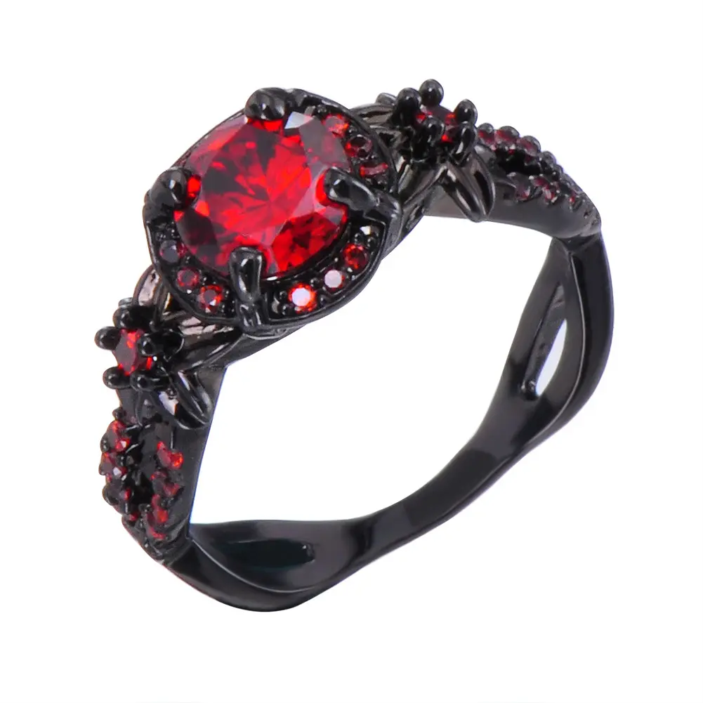 Rare Dark Black-Gold Diamond-Opal Gemstone Set Rings, Featuring Stone Carvings, European-American Style Collectible Cultural Item