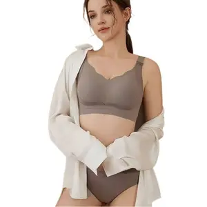 Super Soft Bralette for Pregnant & Lactating Women Non Wired Breathable Wireless Maternity Nursing Bra with High Support and Comfortable Fit