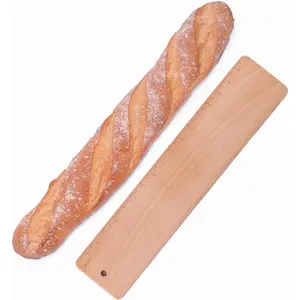 Baguette Transfer Peel, 18 inch Long, Flipping Board for Baking of French Baguette Bread, Loaves and Ciabatta, Keep Dough in Shape, Made with Food-Grade Premium Beech Wood