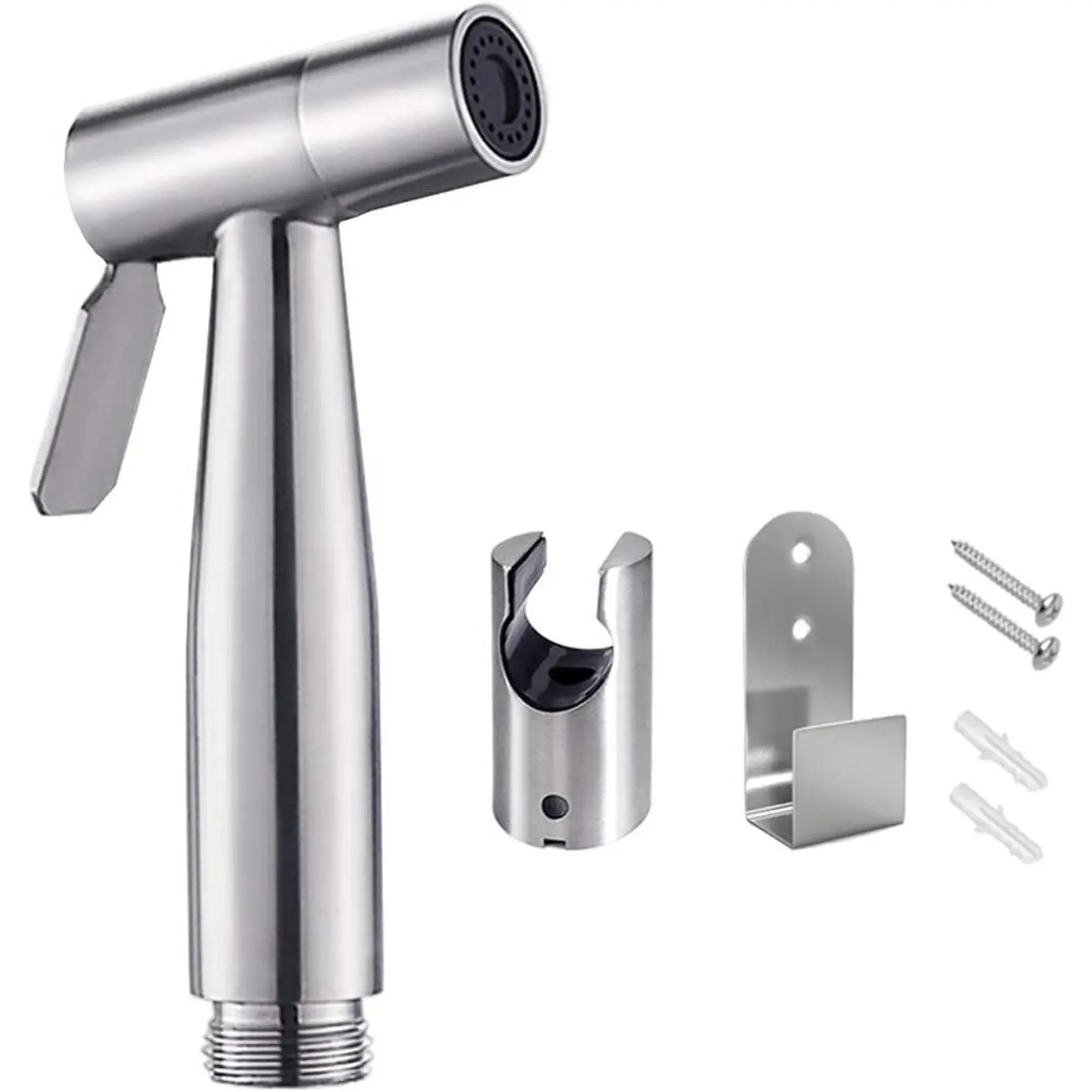 Bidet Sprayer  with hook, stainless steel bidet sprayer kit,  cloth diaper sprayer, easy to install for Personal Hygiene And Bedpan  Sprayer