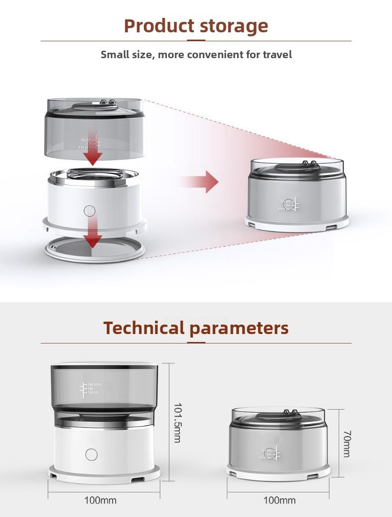 Mini American-style coffee maker for outdoor travel and camping, manual drip coffee machine