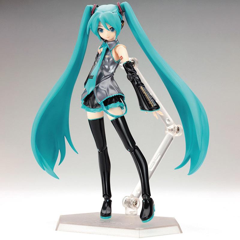 Anime FIGMA Hatsune Action Figures Movable Joints Contain The Props Desktop Decoration Collection PVC Model Toys