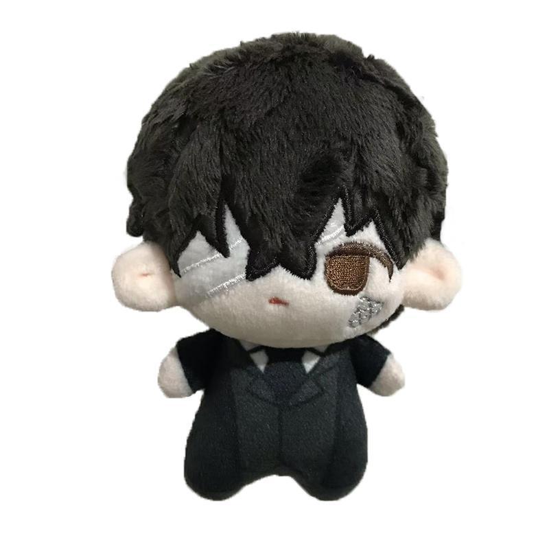 10cm Anime Dazai Osamu Osamu Daza Plush Keychain Dazai Osamu Nakahara Chuuya Soft Stuffed Toys Birthday Gift