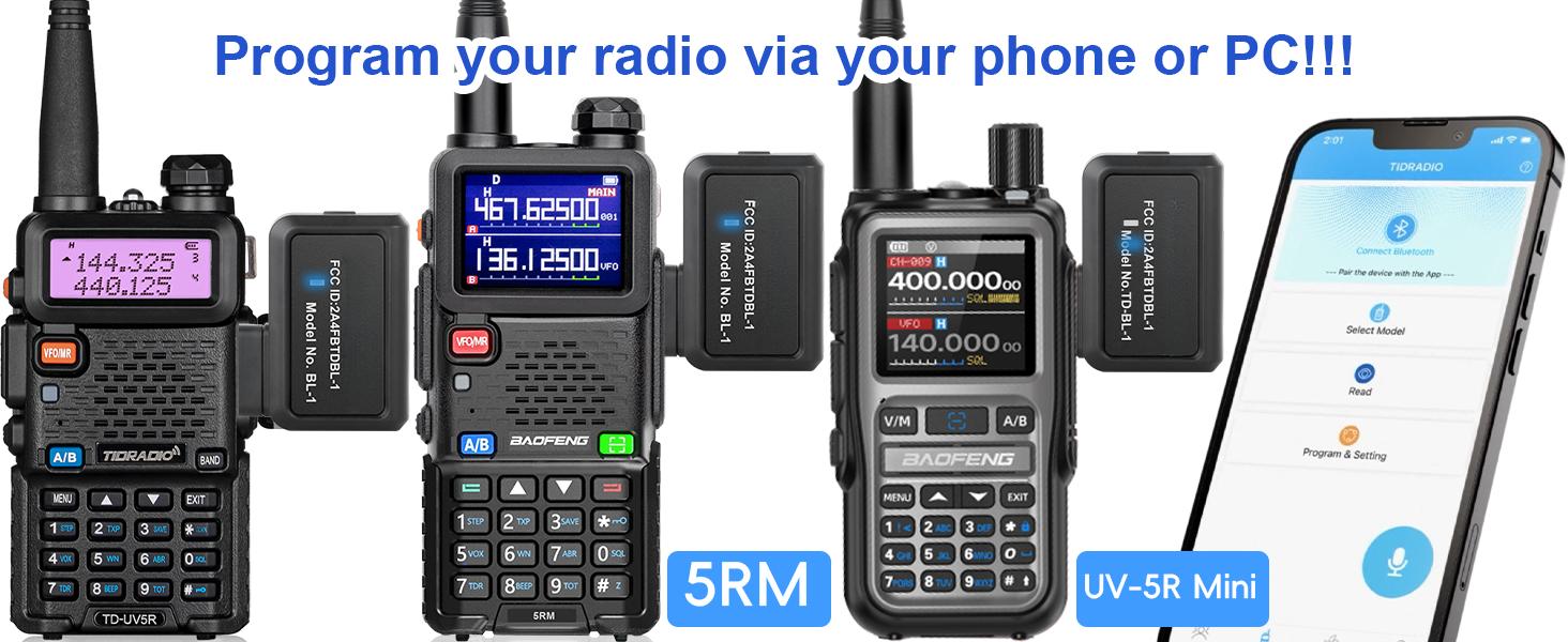 Ham Radio Wireless Programmer Adapter APP and PC Program for Baofeng UV-5R and Multiple Models No Driver Issues Instead of Program Cable Ham Radio Wireless Programmer Adapter APP and PC Program for Baofeng UV-5R and Multiple Models No Driver Issues Instead of Program Cable