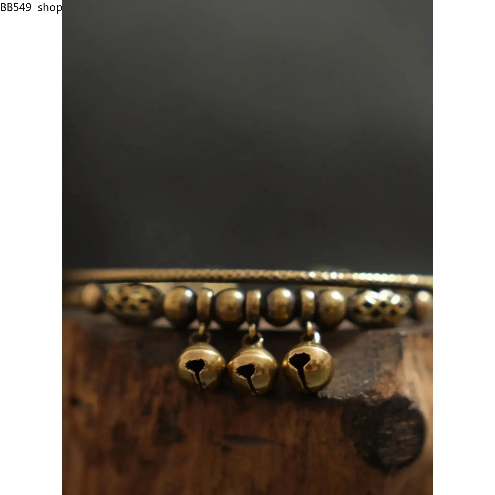 Geometric Diamond Cuff Bracelet with 3 Bells, Copper Bracelet, Unique Design, Perfect Gift for Her, Stylish Accessory for Everyday Wear, Fashion Bracelet, Beaded Bracelet, Bead Bracelets, Copper Chain Bracelet, Jewelry Bracelet