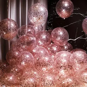 10 Paper Confetti Balloons, Perfect for Birthday Party Decorations, Events, and Holiday Celebrations, Charming Festive Accessories