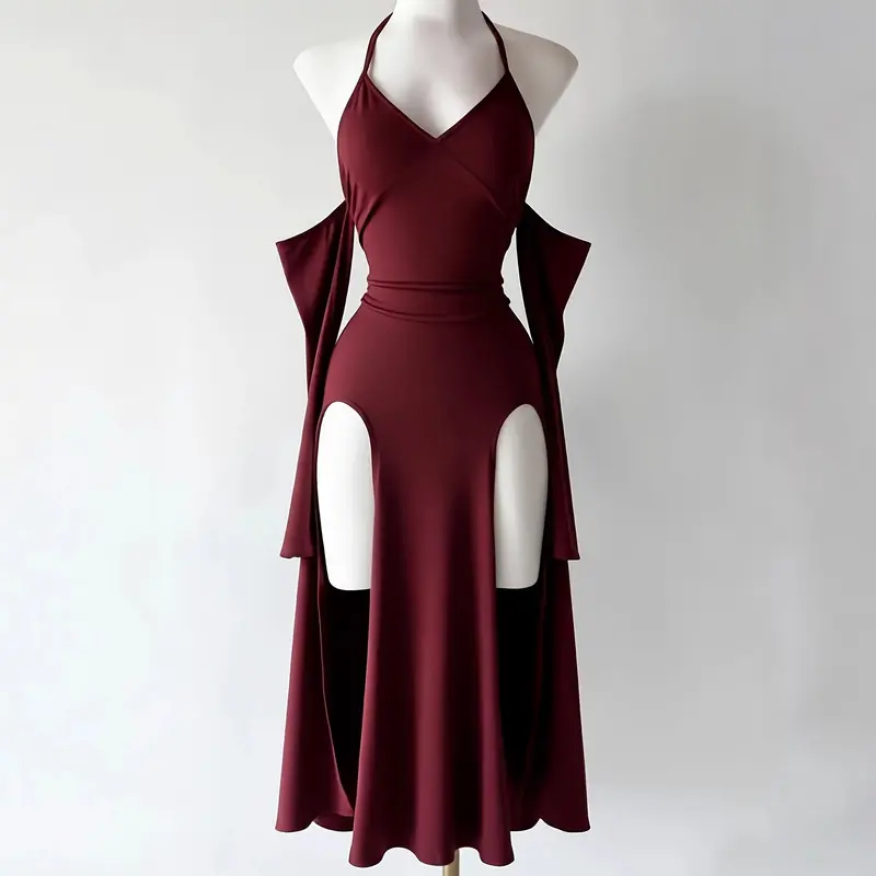 slinky jersey rose detail cut out mini dress in black Size:XL (Bust 114 cm)