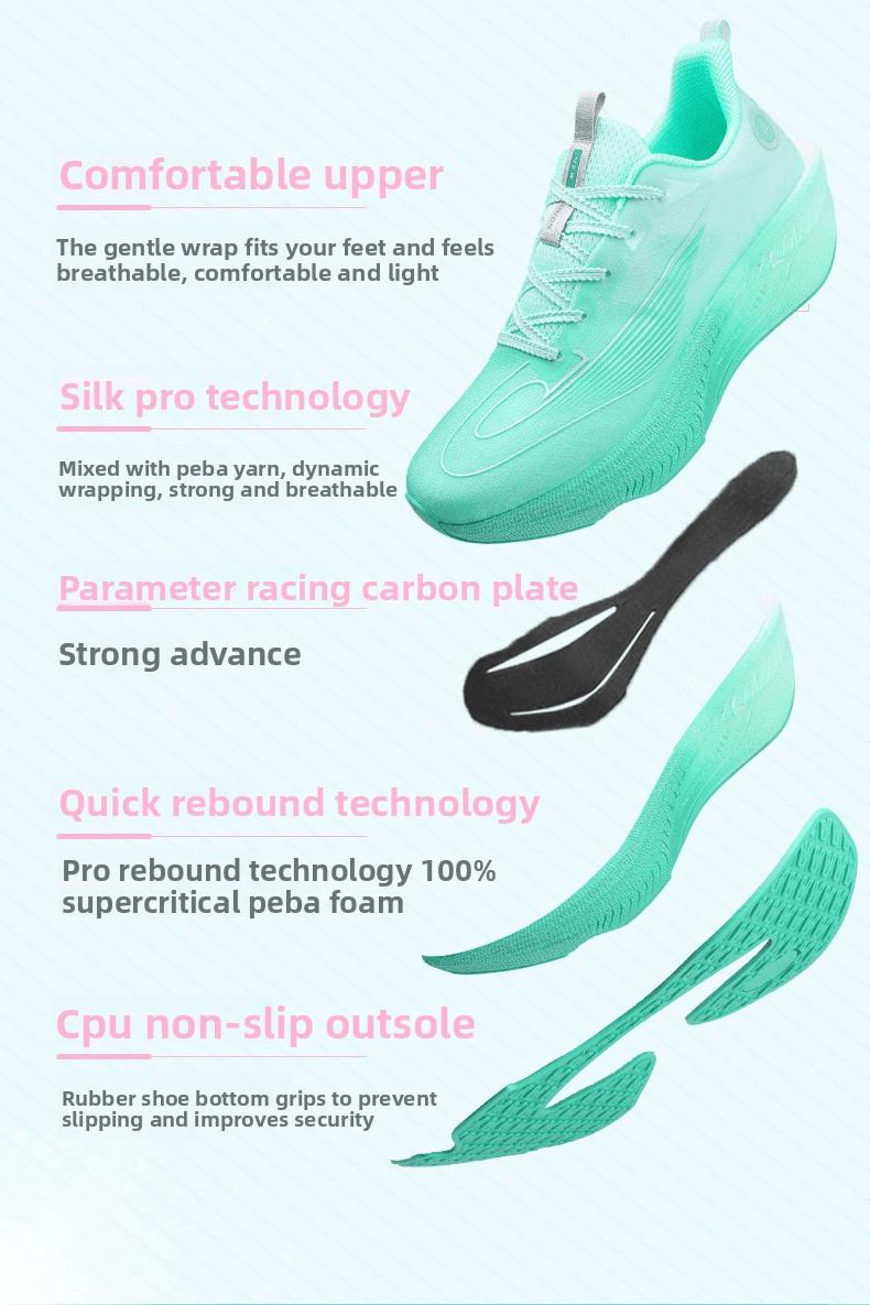 (New)Shoes For Men - Running Shoes For Men Of Large Size, Featuring A Blue And Pink Gradient Breathable Mesh, Shock-absorbing And Anti-slip Sole, And A Lace-up Closed Round Toe Design.These Are Casual Shoes Suitable For Running And Camping