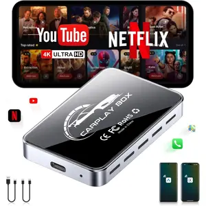 AI Box , 3-in-1   Adapter &  for OEM Wired , -in /YouTube for Streaming, 5.8GHz WiFi, Convert Wired to , Plug & Play (4GB RAM+32GB ROM)