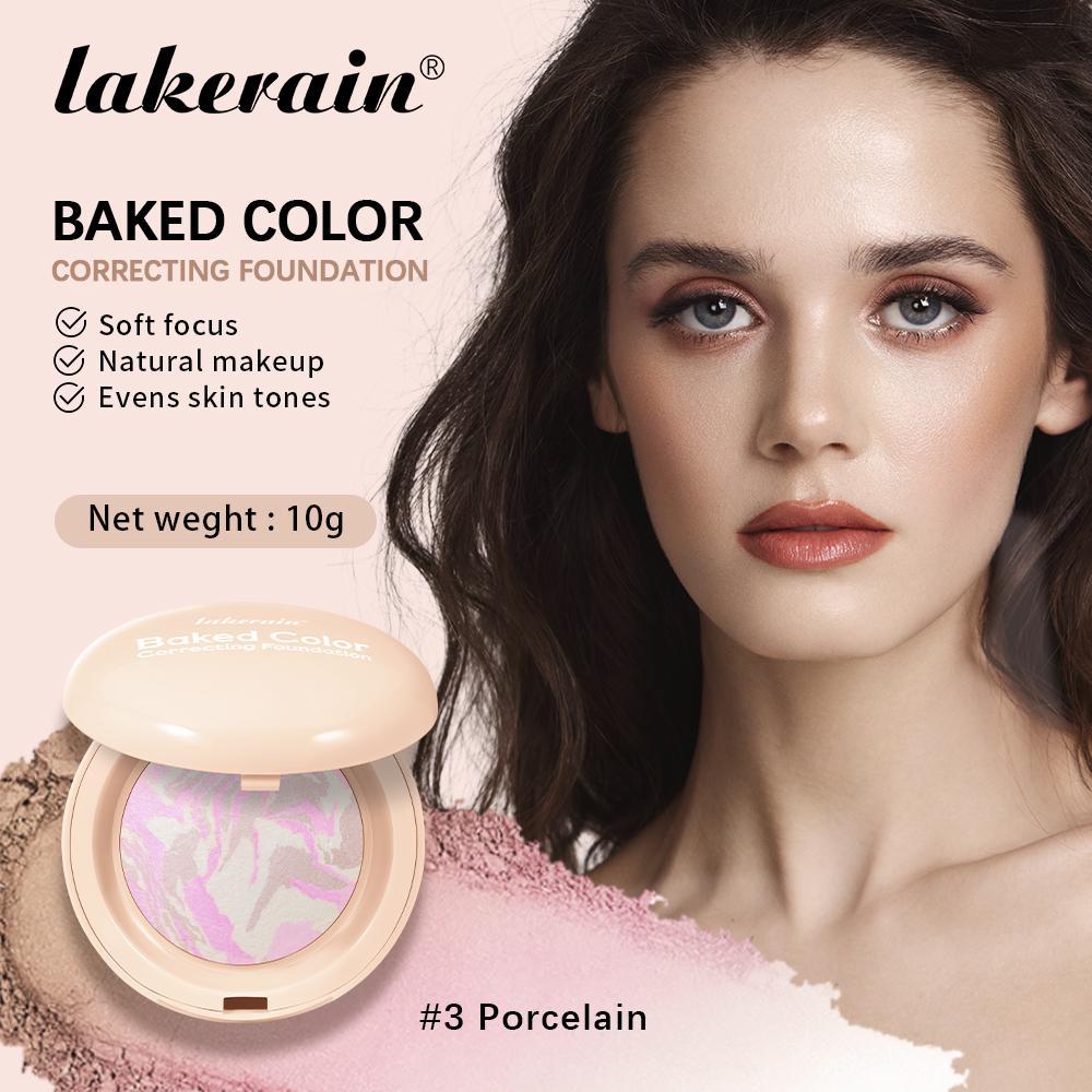 Multi-Effect Color Correction Palette, 1 Compact Multi-Shade Powder Disk with Fine Texture, Precise Concealer + Even Brightening + Long-Lasting Setting, All-in-One Foundation Makeup, Highlight Contour Palette, Travel-Friendly, Baked Bronzer