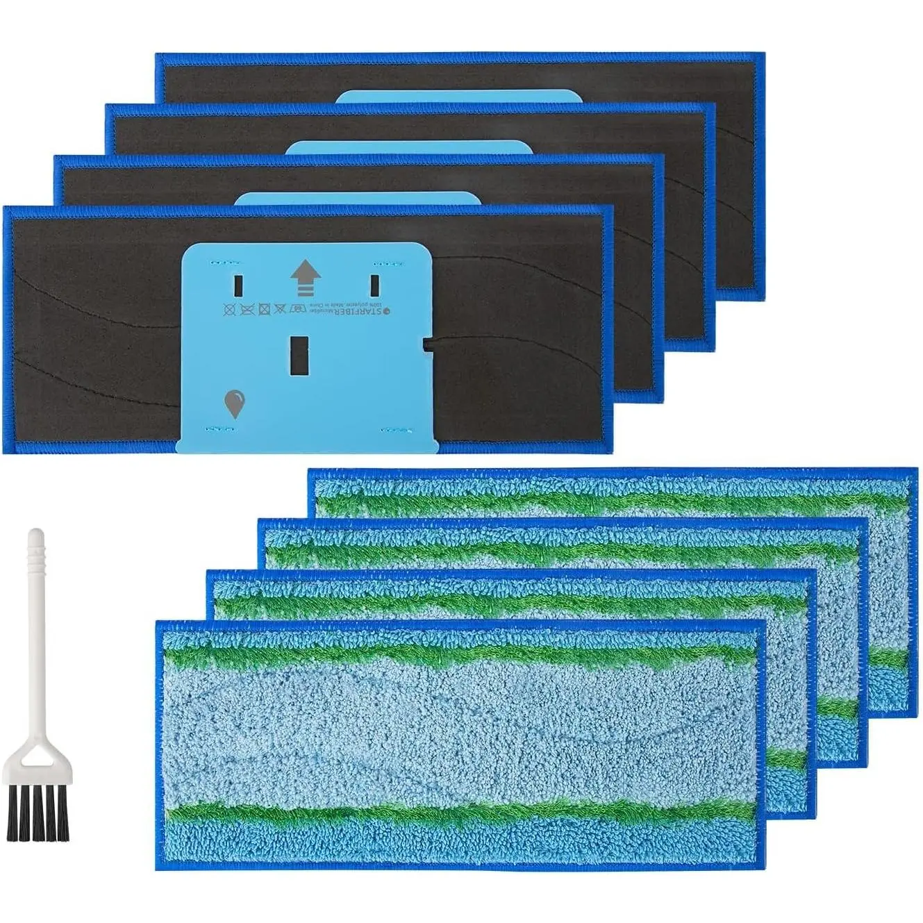 Wet Mopping Pads for iRobot Braava Jet m6, Washable 8-Pack