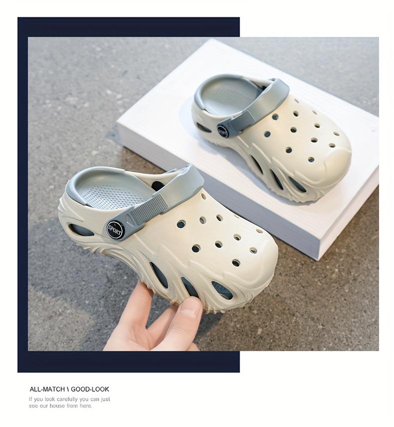 Children's Clogs, Fashion Simple, Comfortable Middle and Older Kids, Boys' Student Outdoor Beach Shoes