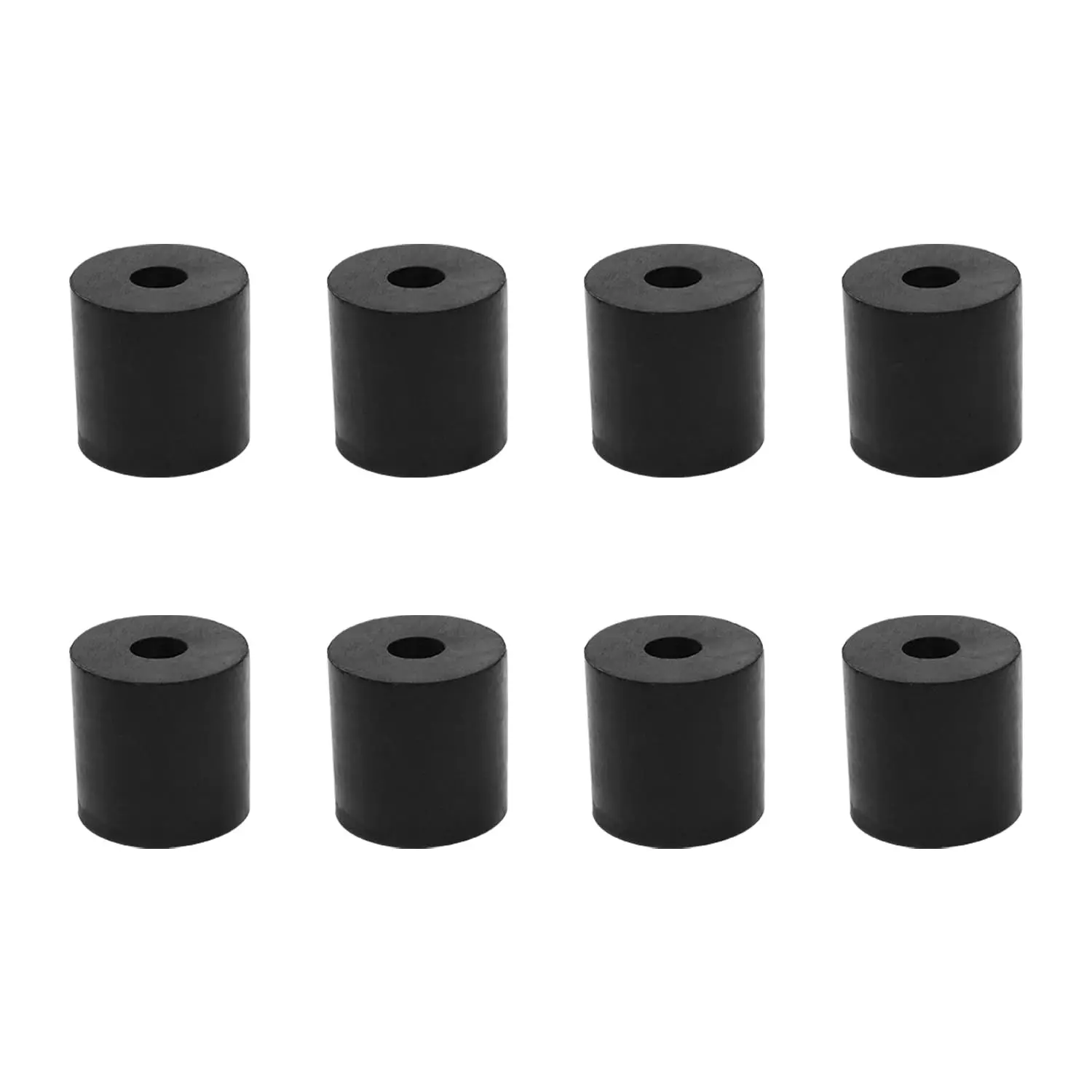 8Pcs Rubber Spacers, 1"OD x 5/16"ID x 1" Thickness Anti Vibration Pads, Rubber Washers for Bolts, Car, Boat, Home Appliances (25 * 8 * 25mm)