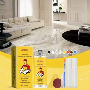 Jakehoe Tile Crack Repair Glue, Ceramic Tile Patching Adhesive, Marble Surface Filler, Porcelain Hole Fixer, Durable Sealant