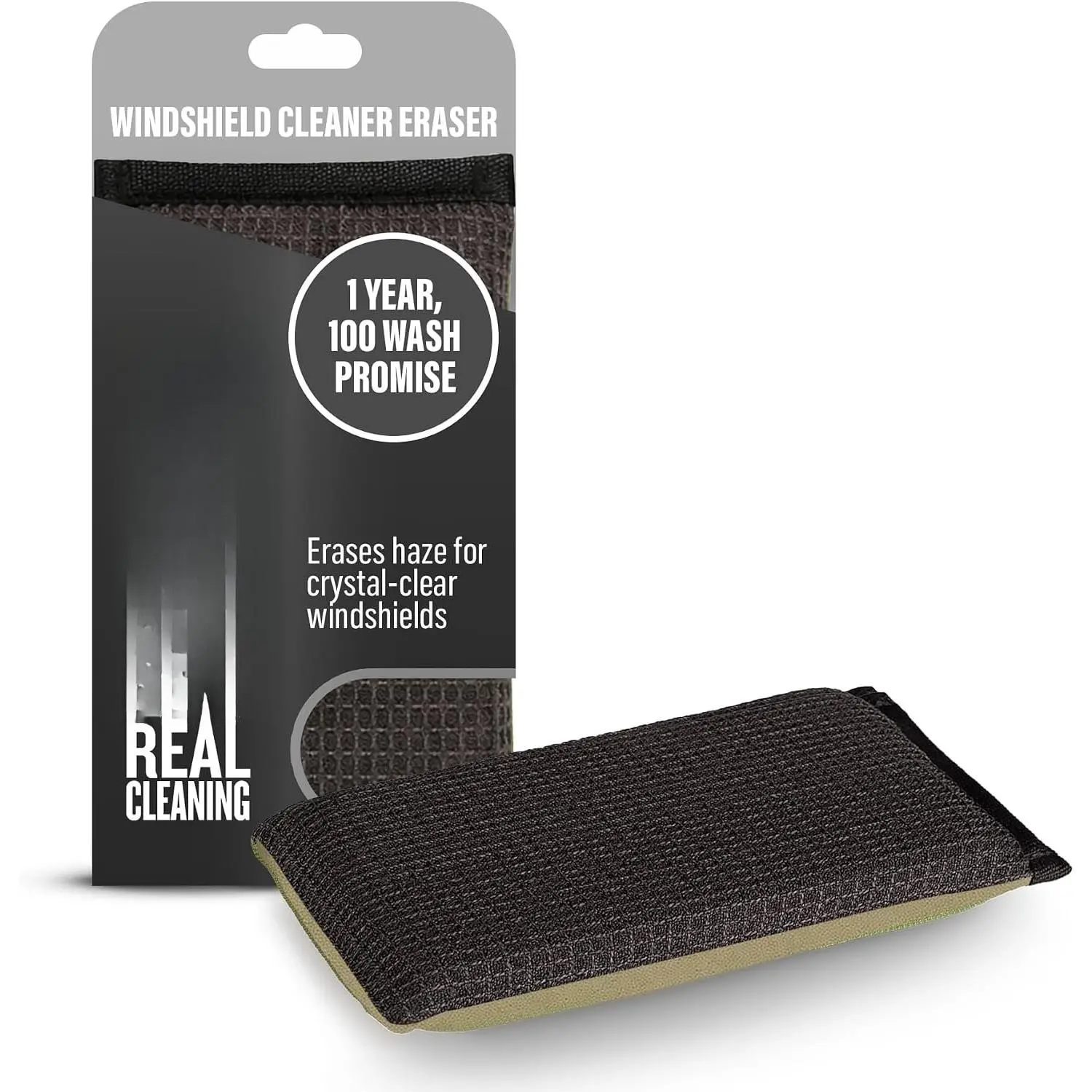 Windshield Haze Eraser Sponge, Anti Fog Sponge - 1 Pack | Interior Windshield &  Window Cleaner Tool, Keeps Mirrors Clean, No Sprays Needed, Cleaning Supplies, Streak Free Finish