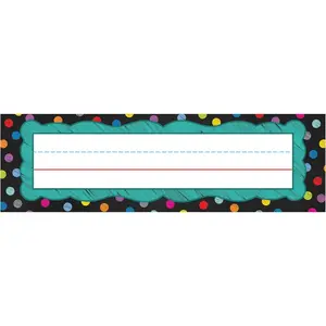36PC Colorful Name Labels for Kids, Chalkboard Tags for Classroom Labeling, School Supplies, Desk Organizer and Locker Organization, Teacher Décor