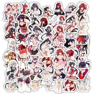 10/30/60pcs High School DxD Anime Rias Gremory Stickers Himejima Akeno Cartoon Girl Sticker Laptop Suitcase Phone Decals Decor