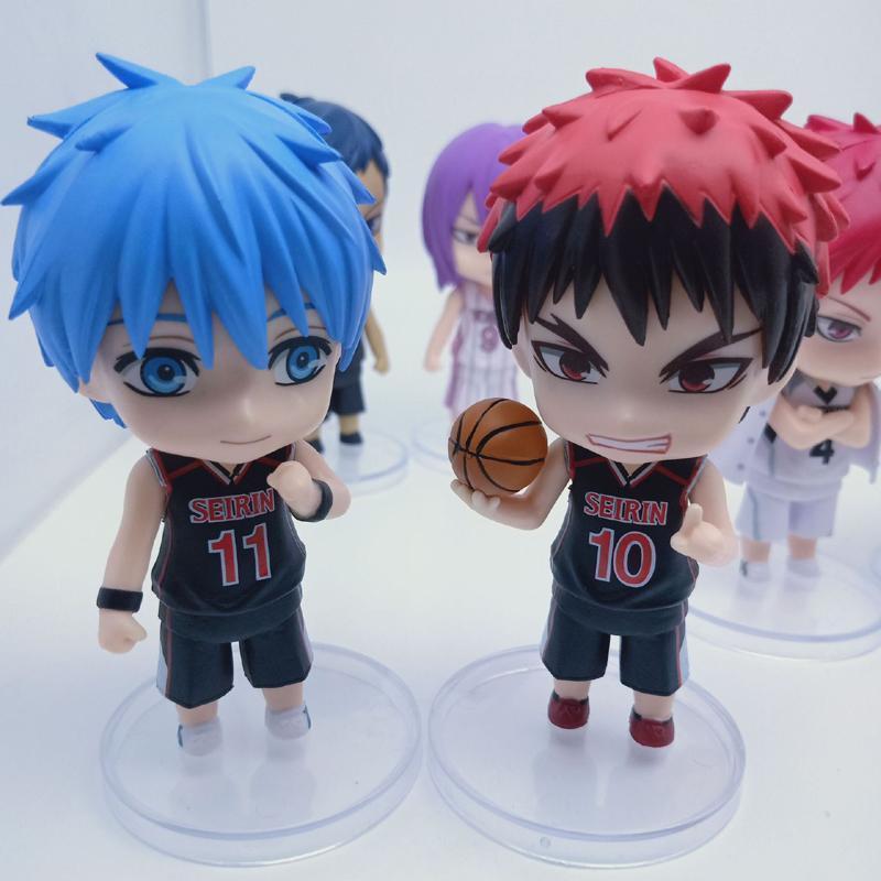 Full Set Anime Kuroko's Basketball Action Figure Kuroko Tetsuya Kagami Taiga Takao Kazunari Model Figurine Toy Boys Gift Pendant