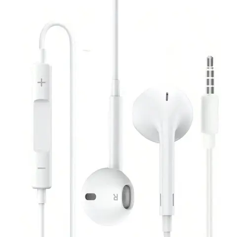 High-Quality Wired Electronic Earphones 3.5mm, Compatible with Smartphones/ipads 3.5mm Jacks, Ideal for Mp3 & Ipod Use, Essential Audio Accessory