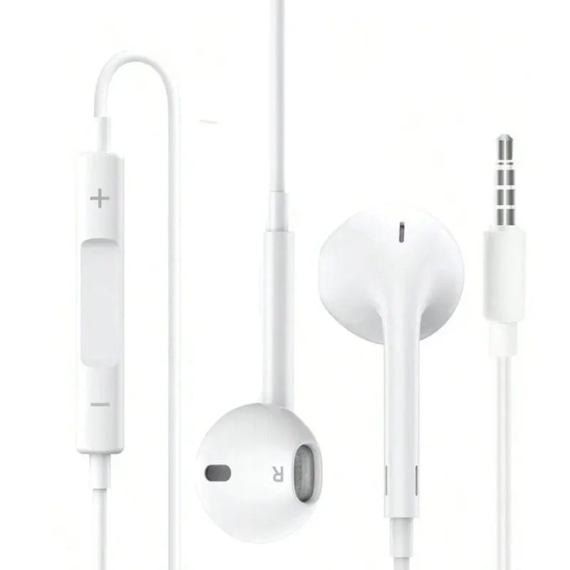 High-Quality Wired Earphones 3.5mm Headphones Jack, Compatible with Smartphones/ipads 3.5mm Jacks, Ideal for Mp3 & Ipod Use, Essential Audio Accessory