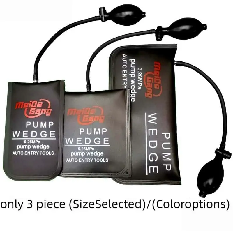 Car Wedge Pump Tool Kit, Inflatable Car Door Alignment Air Bag, Emergency Window Buffer Pad, Professional Auto Repair Positioning Air Bag, Durable, Automotive Maintenance Tools