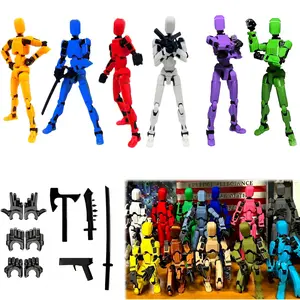 2026 New Assembly Completed-Titan 13 Action Figure,Dummy Robot 13 Action Figures Set,3D Printed Multi-Jointed Action Figures,Nova 13 Action Figure for Collectors Desktop Decorations