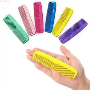 12 Pcs/Set Mini Plastic Hair Combs, Colorful Detangling Comb Set, Anti-Static & Heat Resistant Styling Combs, Portable Travel & Bulk Hair Care Tools for Salon & Daily Use