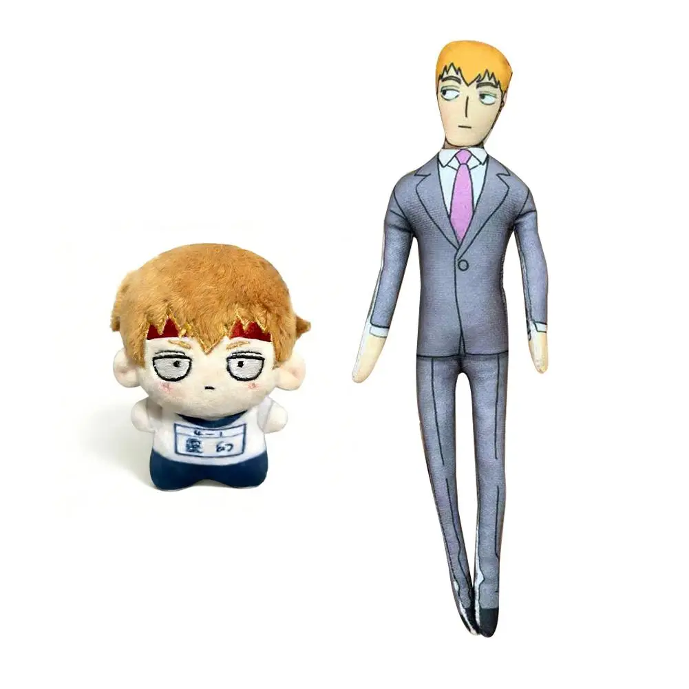 Mob 100 Plush Doll Abstract Toy Dimple Kageyama Shigeo Figure Reigen Arataka plushies cute soft Design DIY keychain pendant Gift