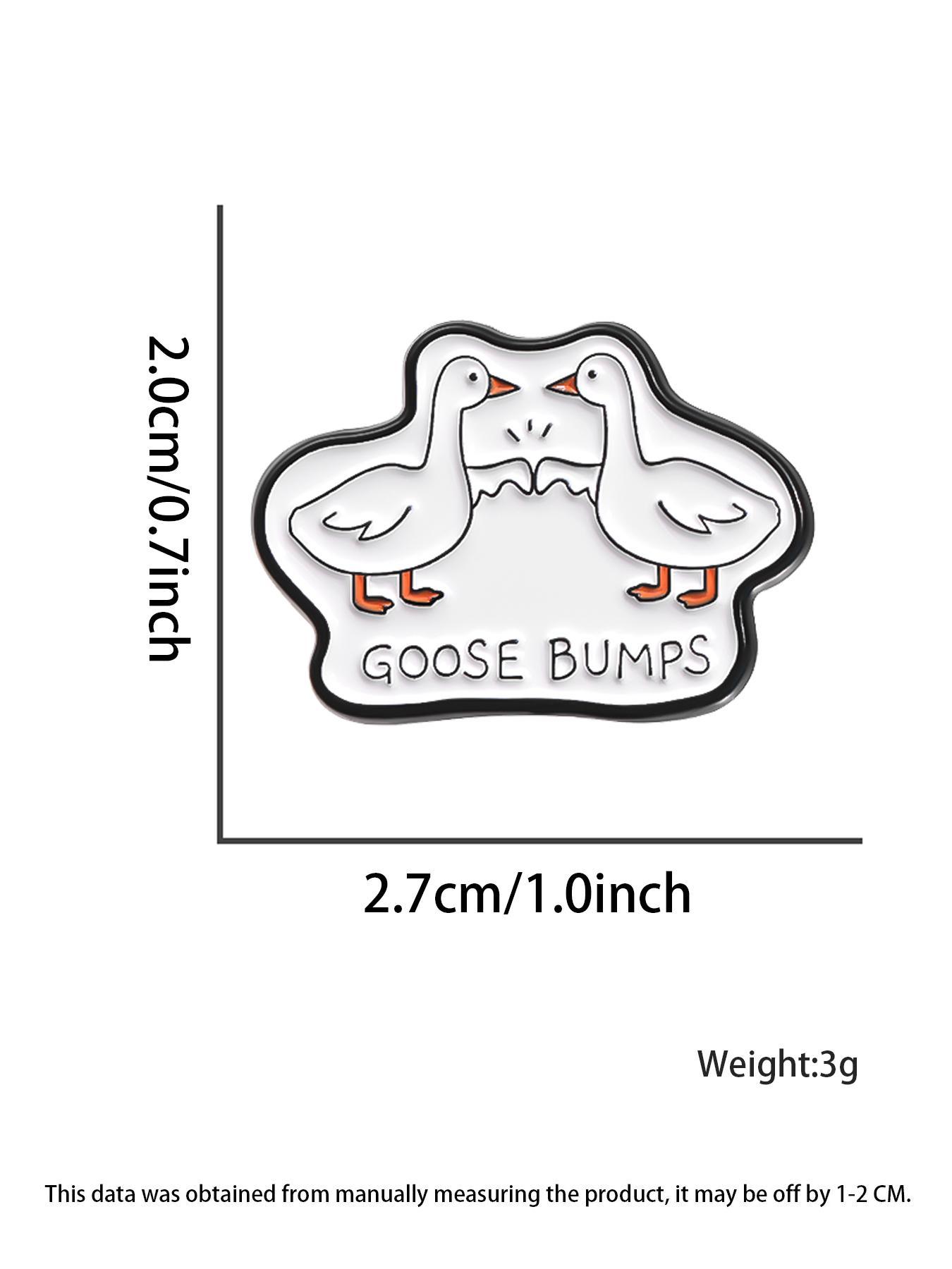 Cute Goose Design Brooch, Fashion Brooch for Women & Men As Anniversary Gift, Enamel Pin Suitable for Backpacks, Jeans, Scarves, Hats Decoration, Hat Clip, Fashion Accessory