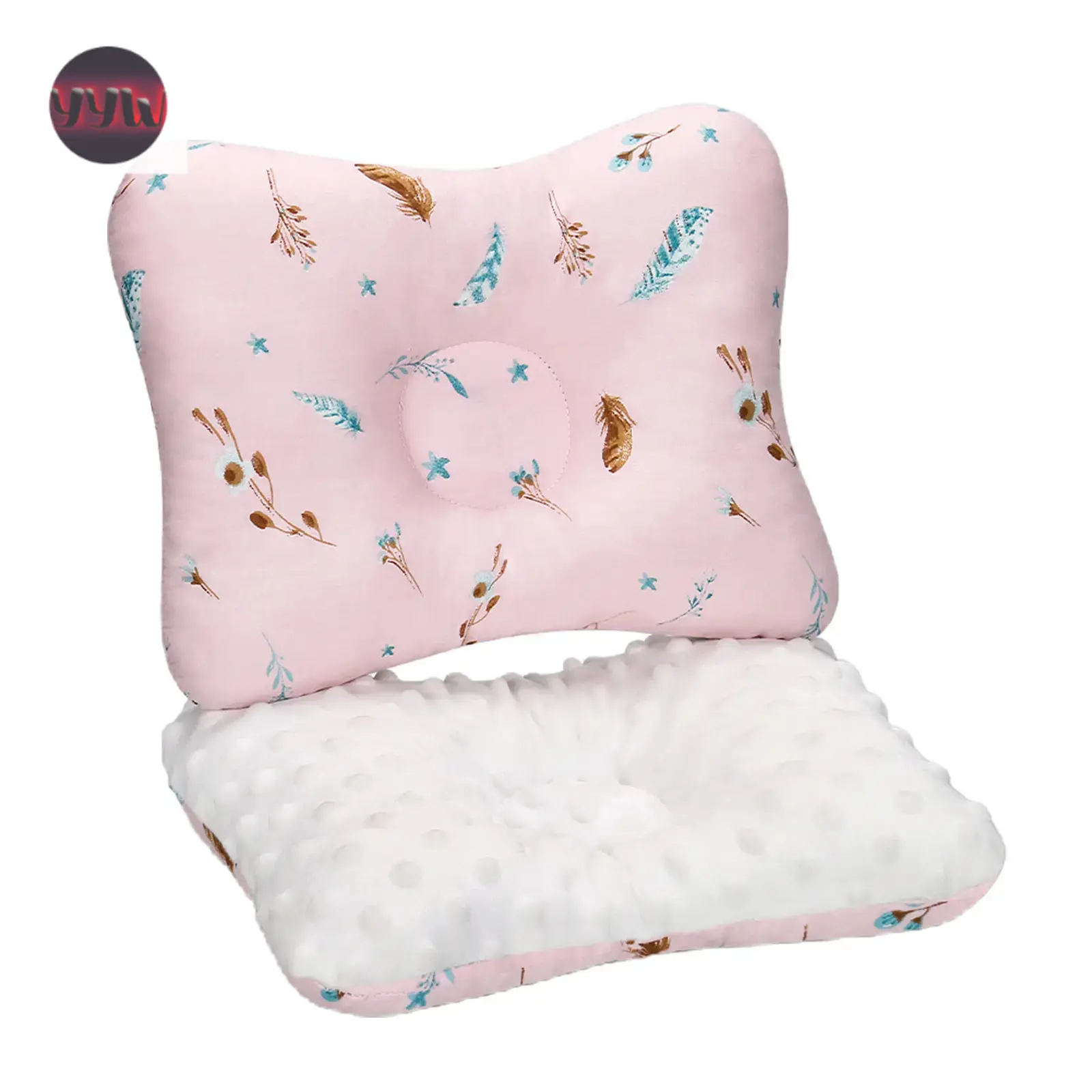 YYW1 Double-sided Breathable Pillow Toddlers and Minnie Dot Children's Pillow Cute Small Pillow Machine Washable