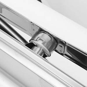 ROVSUN 9Quart 1 Pack Roll Top Chafing Dish Buffet Set, Stainless Steel Chafers for Catering, Rectangular Buffet Servers and Warmers Set with Glass Window for Parties, Banquet, Wedding, Full Size Plates