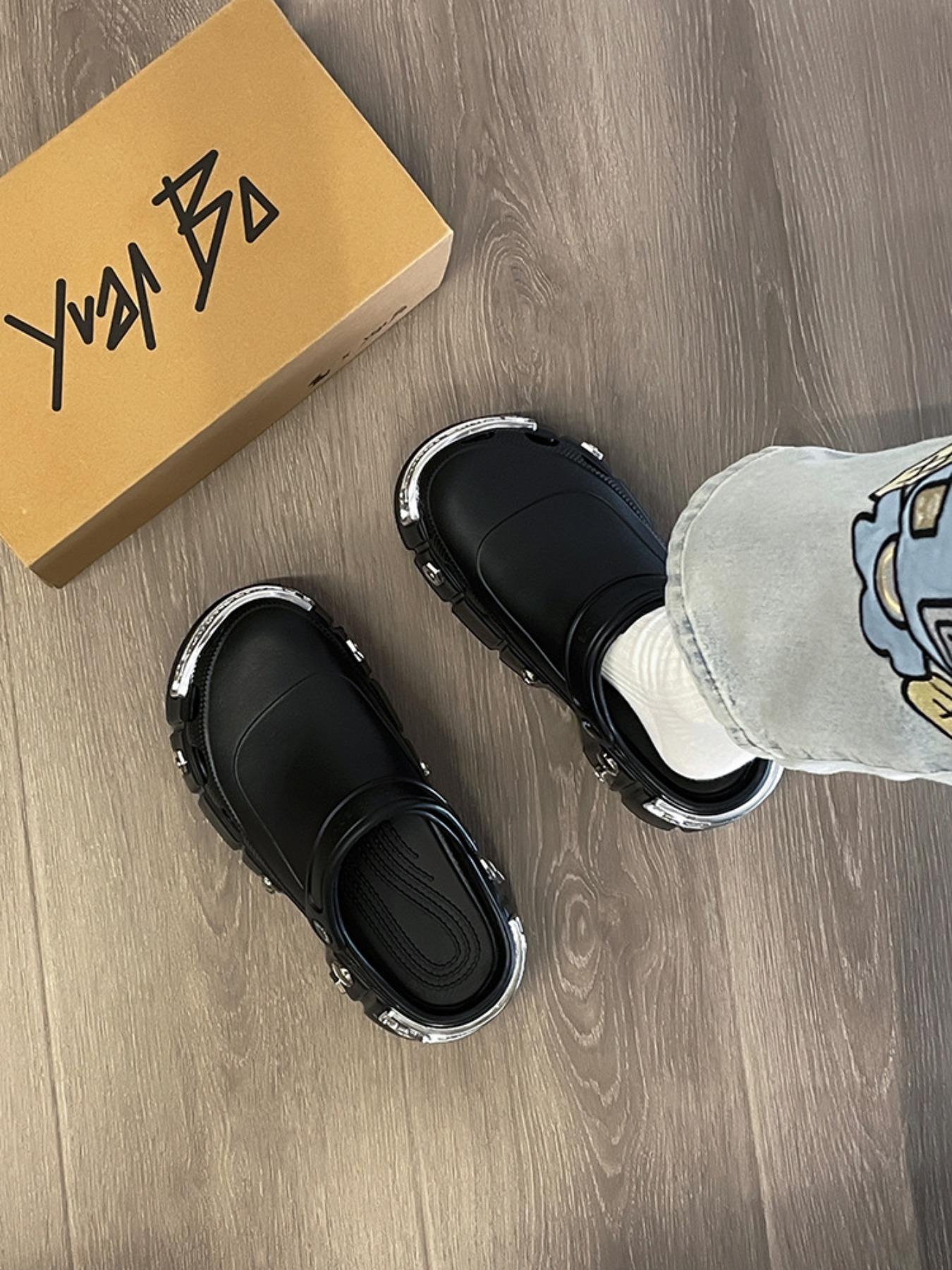 Women's Fashionable Solid Color Foot Clogs, Casual Lightweight Non Slip Comfortable Breathable Non-slip Clogs, Outdoor Sports Sandals for Beach Vacation, Anti Slip Clogs, Shoes Clogs
