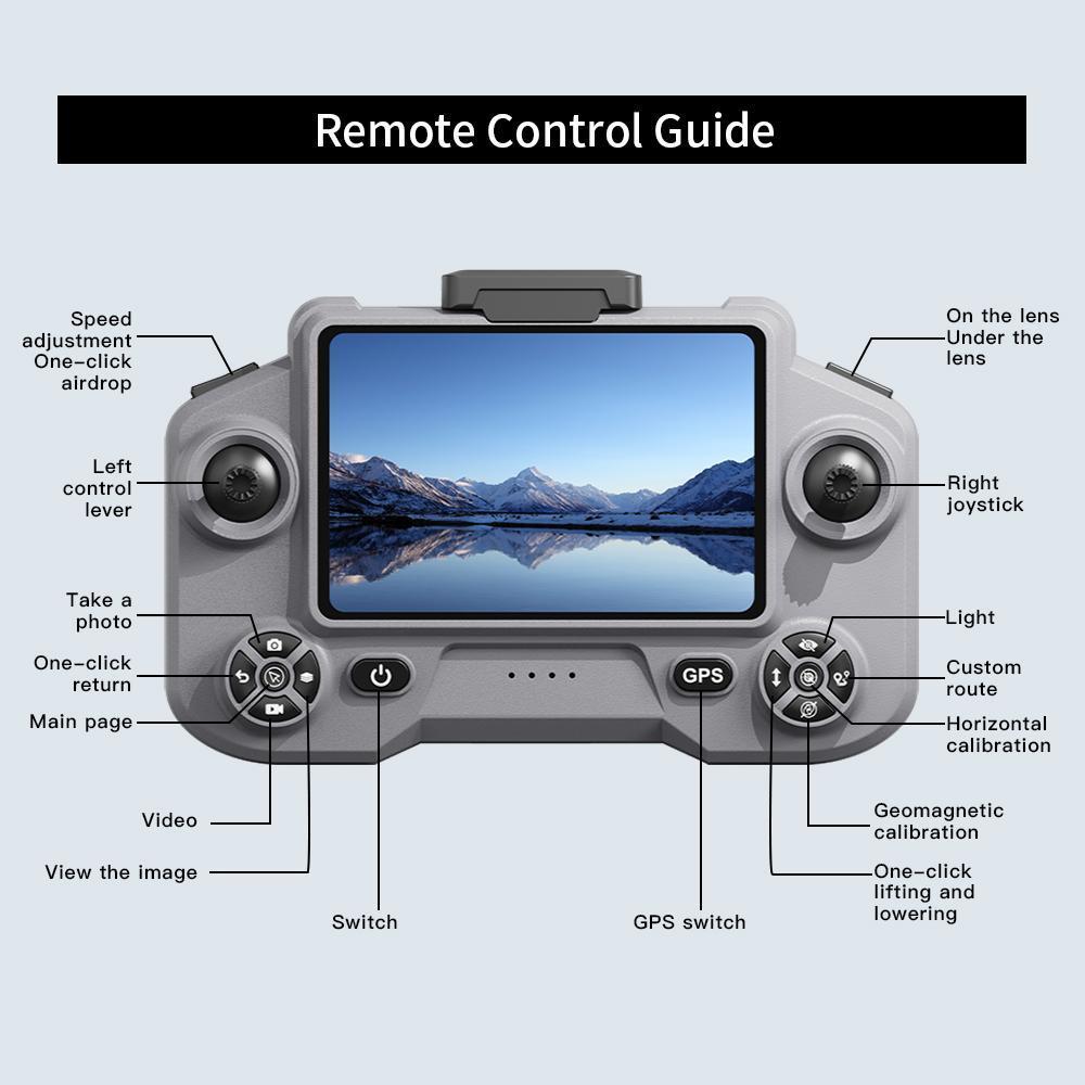 2026 4.5” Screen GPS Drone, Dual Optical Flow Camera, 40-Minute Flight with 3 Batteries, 360° Obstacle Avoidance, Brushless FPV Drone 2026 4.5” Screen GPS Drone, Dual Optical Flow Camera, 40-Minute Flight with 3 Batteries, 360° Obstacle Avoidance, Brushless FPV Drone