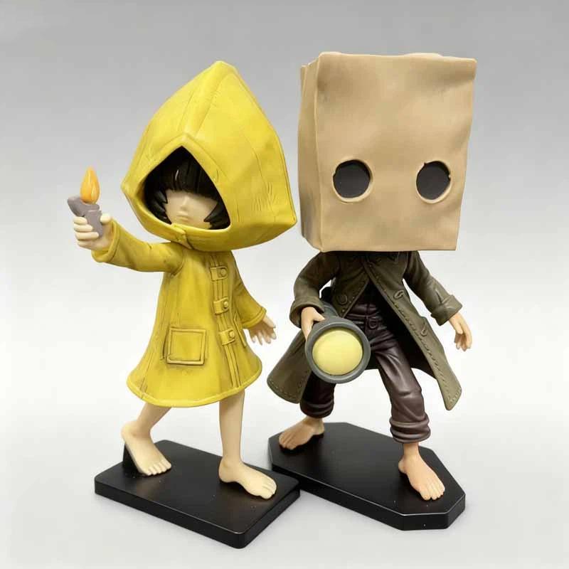 Little Nightmares Anime Game Figure Six Mono Pvc Model Cartoon Game Character Desktop Ornament Collection Halloween Kid Toy Gift