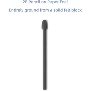 10pcs Felt Tips for EMR Stylus Pen, Replacement Tips for Digital Notepad, 2B-Pencil Feel, Includes Removal Tool (Felt*10)