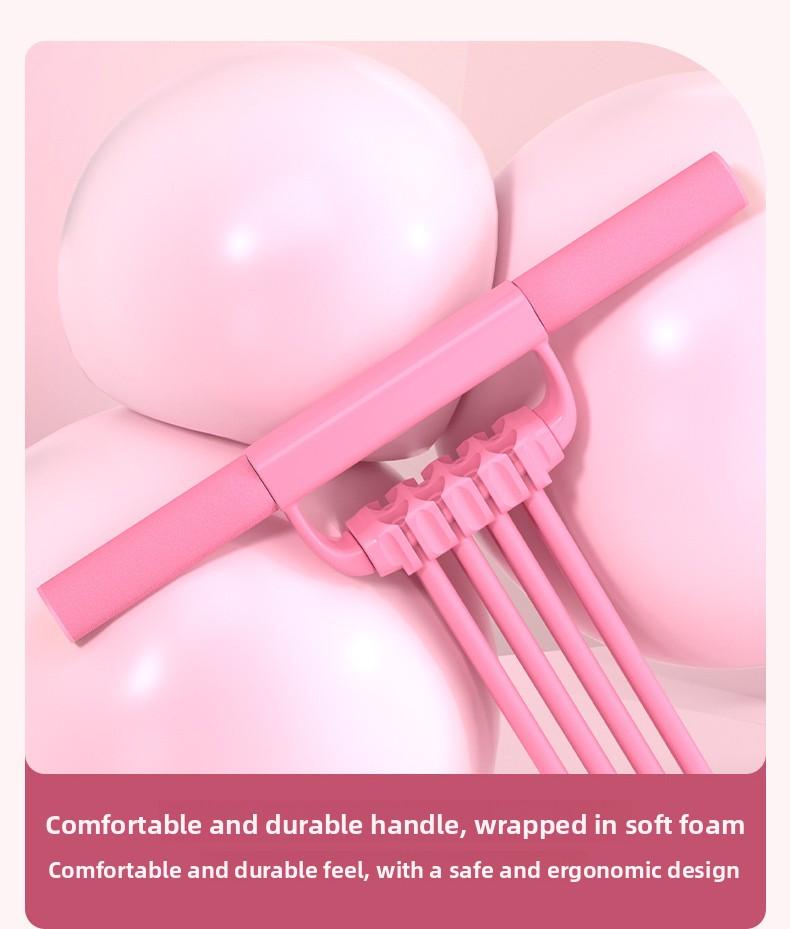 3-in-1 Pedal Resistance Band, Multifunctional Elastic Fitness Rope for Home Gym & Daily Full-Body Workouts