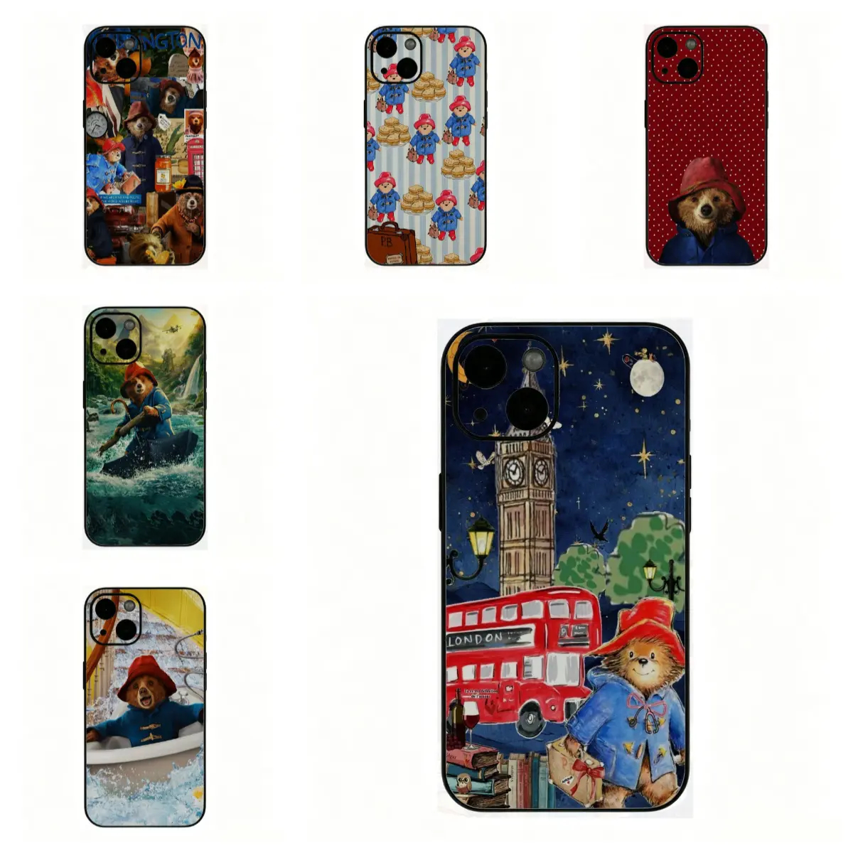 Paddington Bear Suitcase Cellphone Casing - Phone Cover for iPhone 12-17 Pro Max/Plus, Samsung Galaxy S22-26, Ideal Electronic Accessories Gift for Friends, Protection, Ios/Android, Fits Multiple, Protector, Multi-Model