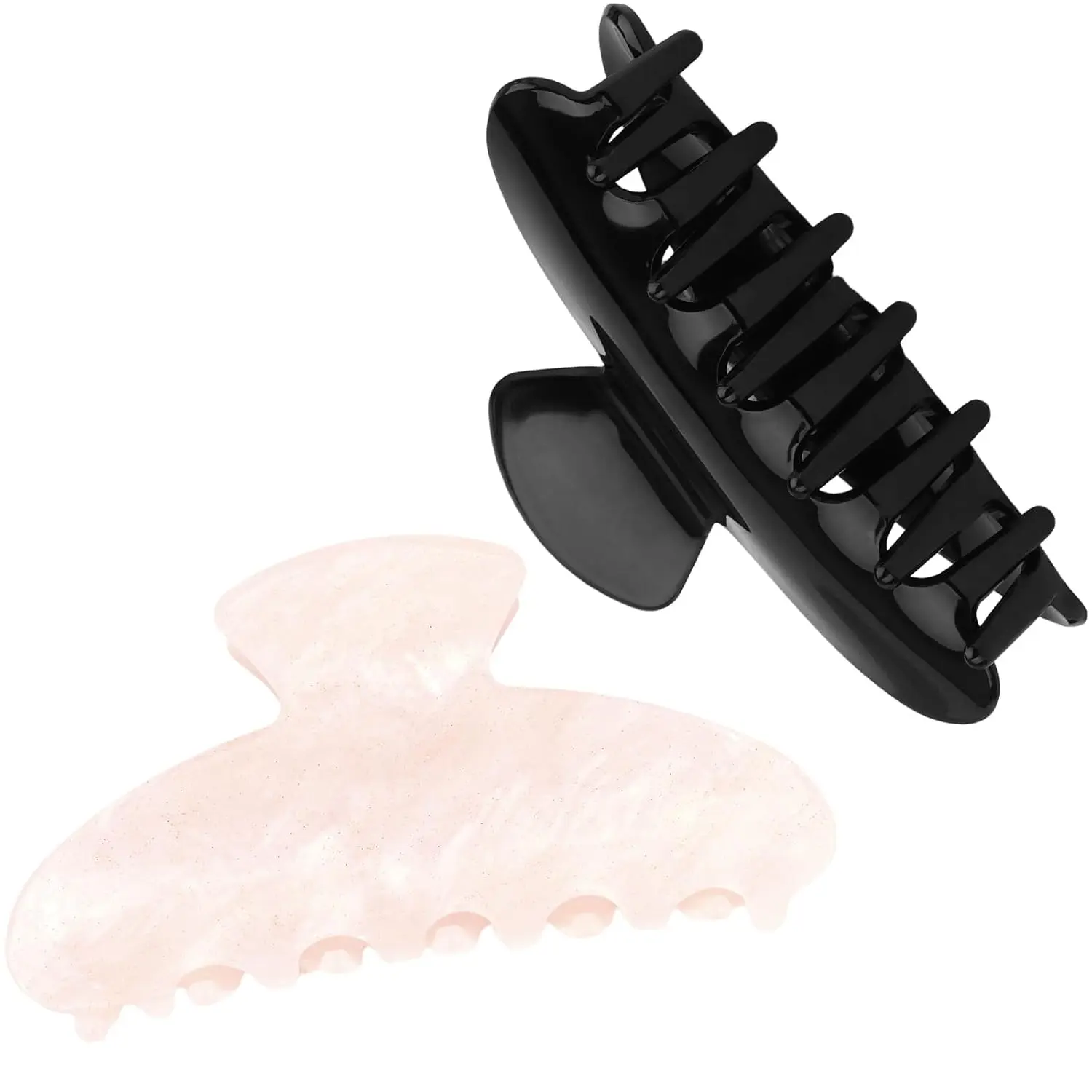 2 Pack Hair Claw Clips for Women,  Claw Clips for Thick Hair Non-slip Clip for Hair, Large Claws Hair Accessories for Women ( & Black) |  Claw Clips for Thick Hair Non-slip Clip for Hair Cute Hair Clips