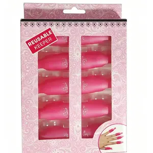 Nail Remover Clip Box with 10 Pieces, Reusable Phototherapy Nail Remover Set, Single Item Pack, No Battery Required