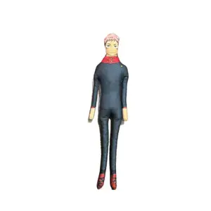 In Stock Viral Meme Rat Jerky Plush Doll Jujutsu Kaisen Gojo Satoru Megumi Fushiguro Yuta Okkotsu Anime Figure Built-in Metal Wire Skeleton Bendable Poseable Stuffed Toy Fan Collectible Gift