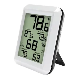 Indoor Hygrometer Thermometer, Digital Humidity Meter Temperature Gauge with Min/Max, ?/?  for ,  Room, Kitchen, Greenhouse