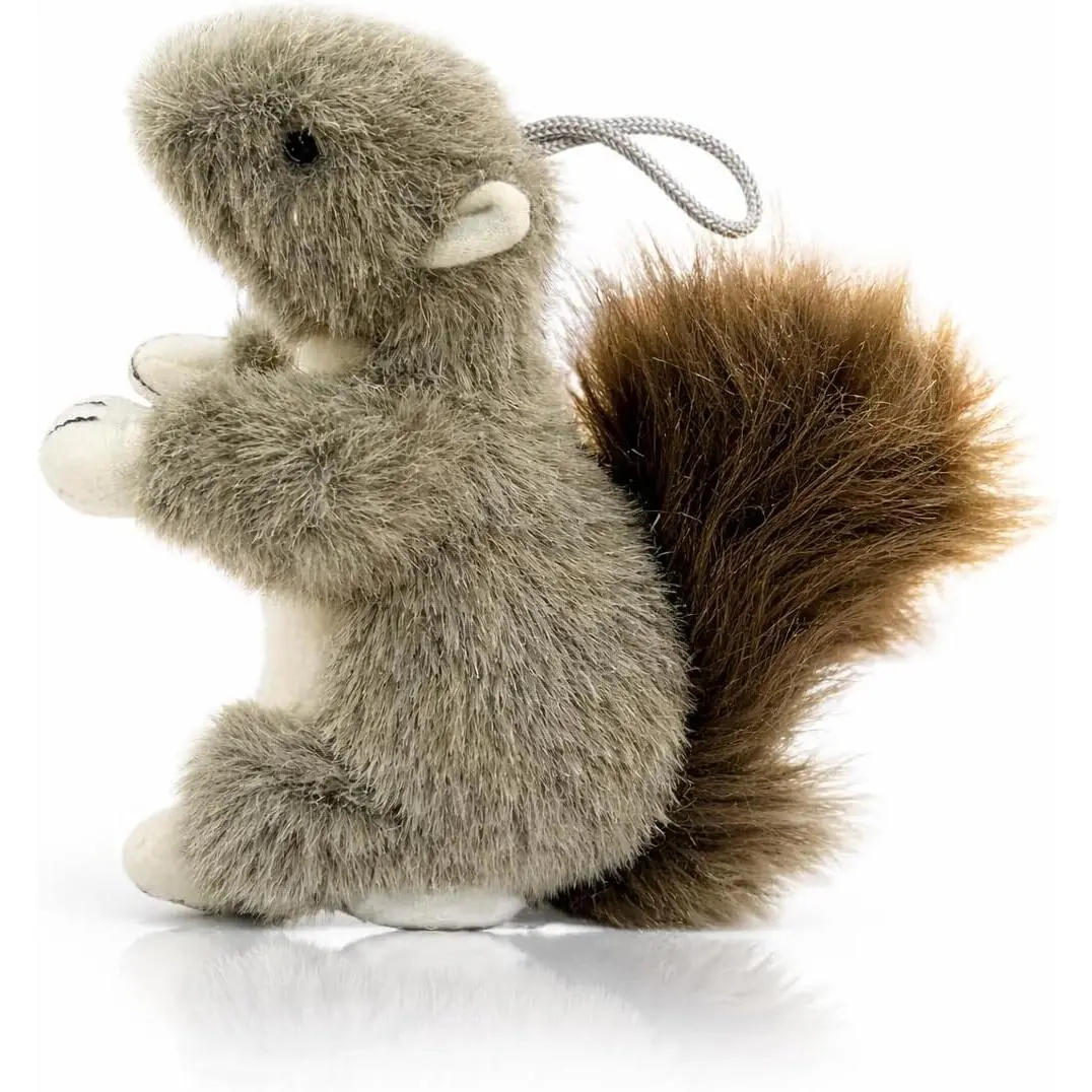w/ Squeaker | Plush Squirrels Dogs Toys | Stuffed Squeaky   for Pets | Realistic  Dogs Toys | Squeaky Squirrels | Small/Medium Breed | Multilor | 6"