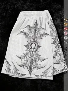 Men's Regular Fit Cross Print Boxer Briefs, Casual Comfy Breathable Underwear for Daily Wear, Mens Underwear for All Seasons