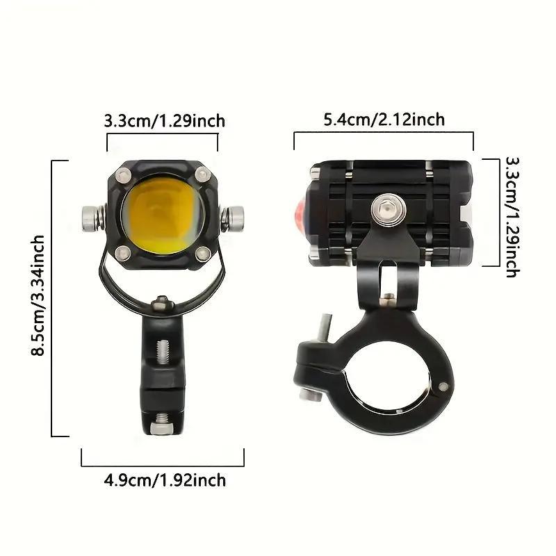 External LED Lights For Car & Motorcycles, High Brightness Car Work Light, Off Road LED Light Bar, Universal Car External LED Light, Car Accessories