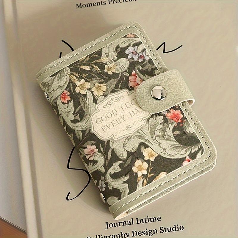 Women's Credit Card Holder Multi-Card Slot Card Holder Women's Exquisite Large Capacity Multi-Card Slot Compact Card Wallet Driver's License Integrated Bag Business Card Holder ID Card Holder