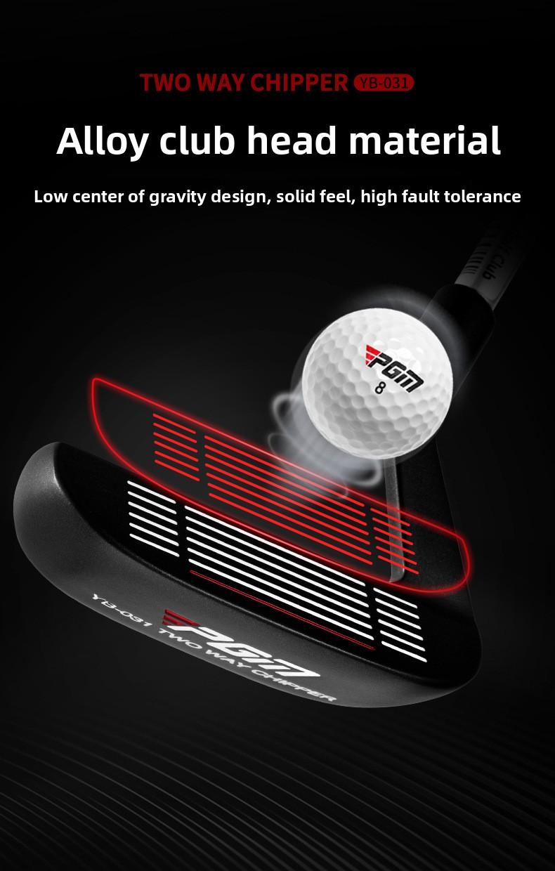Golf Putter/Chipper - Dual-Sided (Men's & Women's), Left/Right-Handed, 36-Degree Sand Wedge - For Approach & Green Play