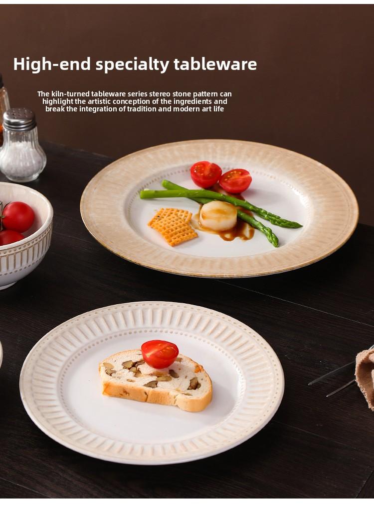 Ceramic cup latte art coffee cup and saucer set for couples, vintage style coffee cup, Japanese ins light luxury retro